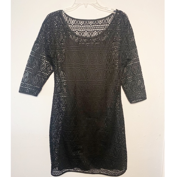 EXPRESS GEOMETRIC PRINT DRESS - Picture 1 of 4